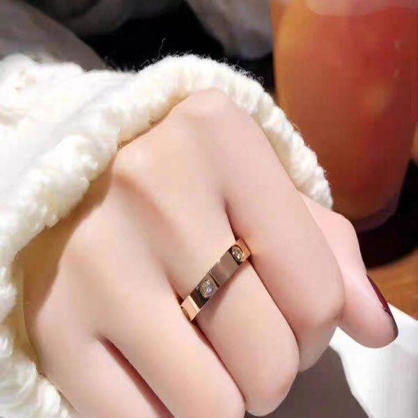 Six-Diamond Ring, Fashionable & Unique, Exquisite Minimalist Style, Index Finger Ring, Couple Matching Rings, Direct Wholesale from Manufacturer