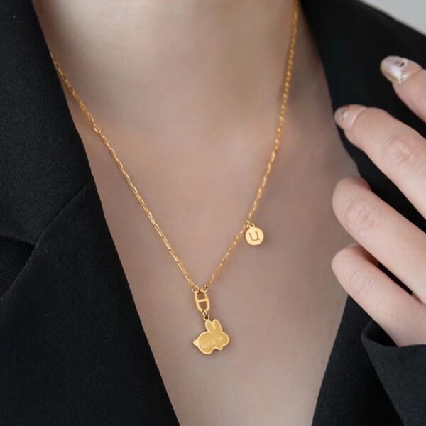 Zodiac Year of Birth Lucky Rabbit Necklace